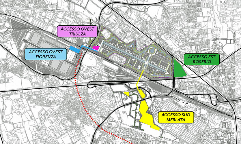 Mappa Ingressi Expo Milano 2015