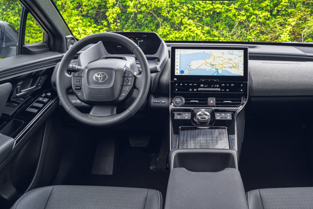 toyota bz4x cockpit