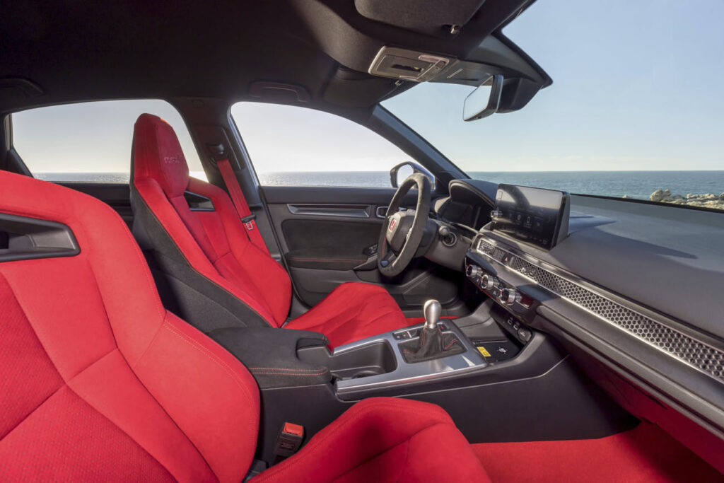 honda civic type r abitacolo